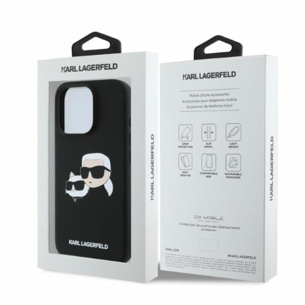 KARL LAGERFELD telefontaske til iPhone 16 Pro Magsafe dobbelthoveder