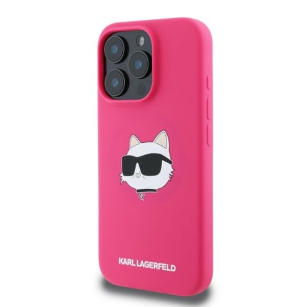 KARL LAGERFELD Mobilskal till iPhone 16 Pro Max Magsafe Choupette Head