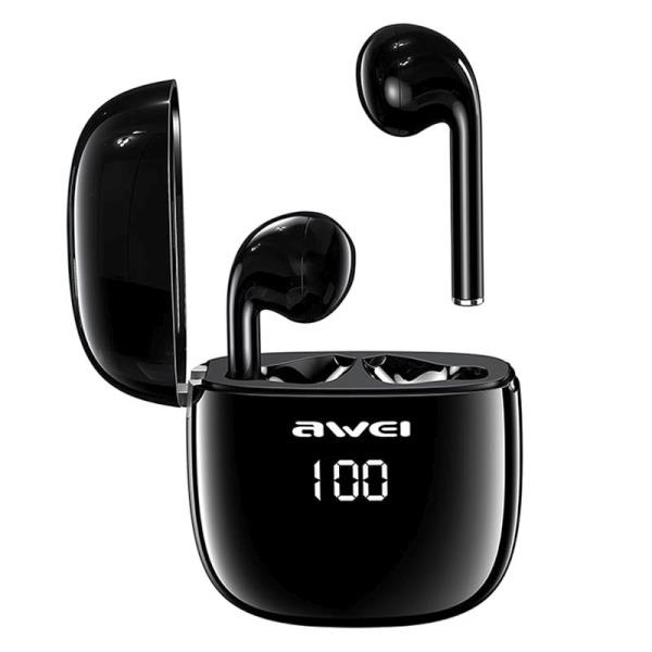 Awei TWS Bluetooth In-Ear Hörlurar T28P - Svart