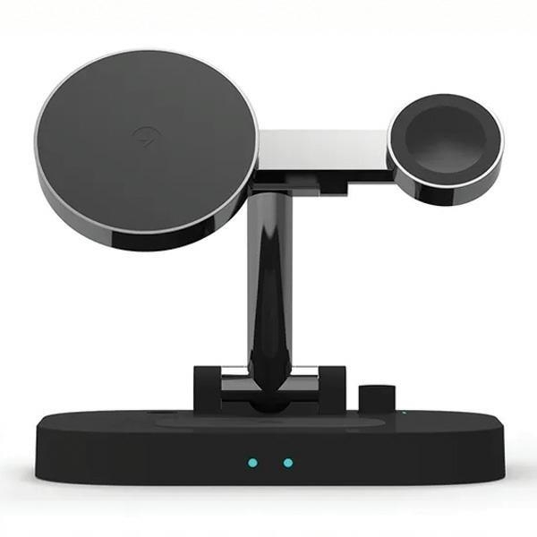 Awei 4-in-1 Trådlös Laddare 15W Universala W22 - Svart