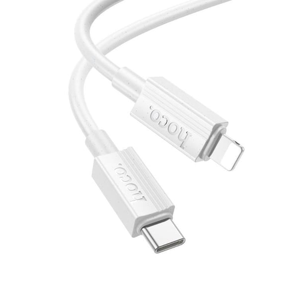 Hoco USB-C til Lightning 1m Kabel 27W X107 - Hvid