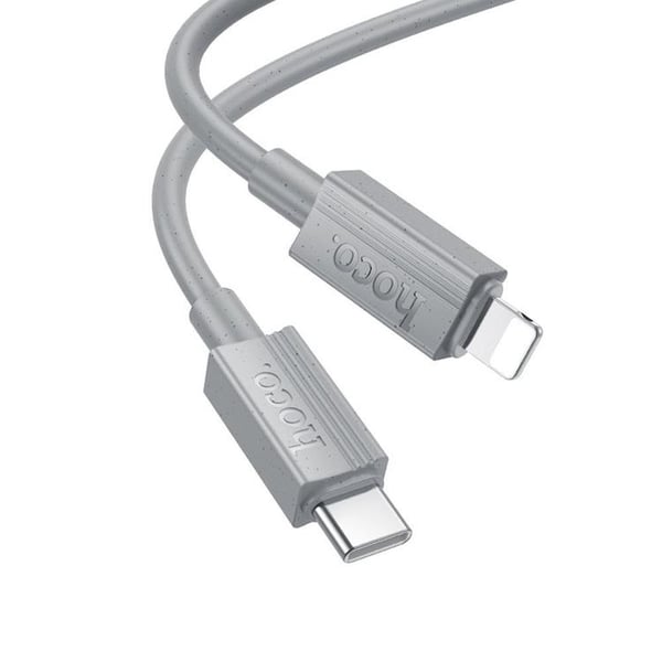Hoco USB-C til Lightning 1m Kabel 27W X107 - Grå