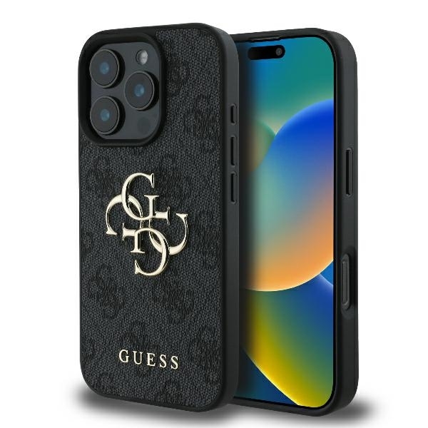 Guess Mobilskal till iPhone 16 Pro 4G Big Logo - Svart
