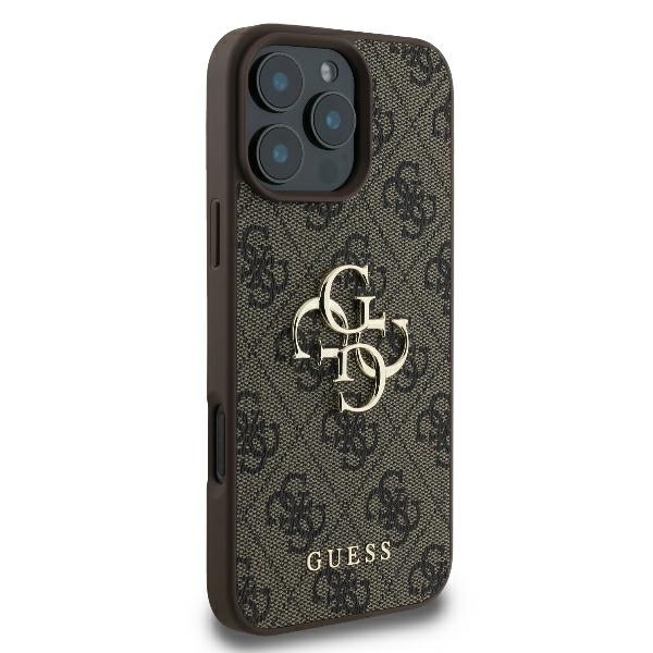 Guess Mobilskal till iPhone 16 Pro Max 4G Big Logo - Brun