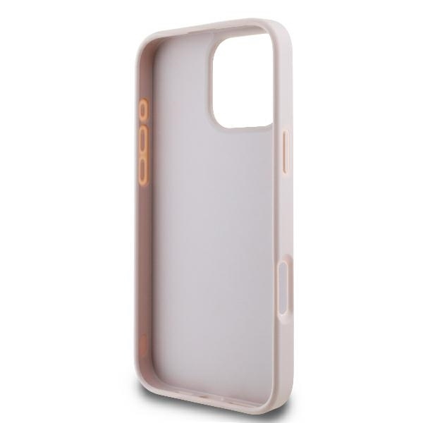 Guess Telefontaske til iPhone 16 Pro Max 4G Stort Logo - Lyserød
