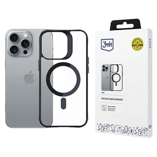 3MK Mobilskal till iPhone 16 Pro MagSafe Satin Armor - Svart