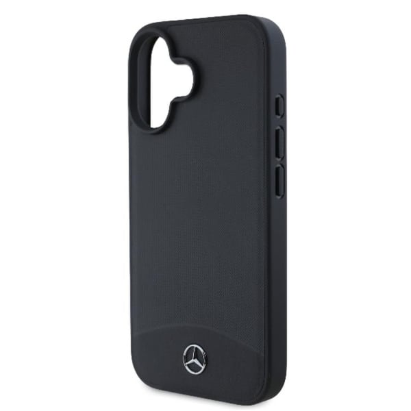 Mercedes Mobilskal till iPhone 16 Plus Läder Urban - Svart