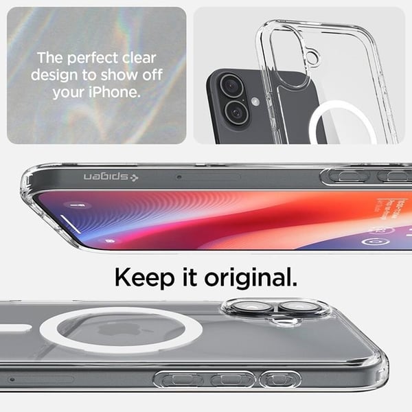 Spigen Mobilskal till iPhone 16 MagSafe Ultra Hybrid - Vit