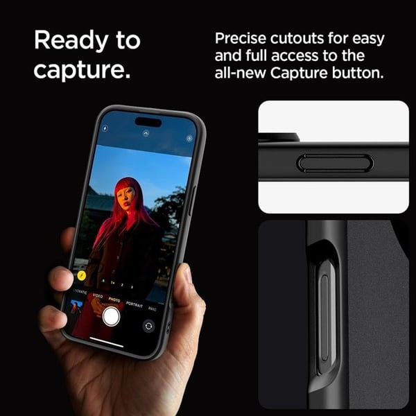 Spigen Mobilskal till iPhone 16 Pro MagSafe Ultra Hybrid - Frost Svart