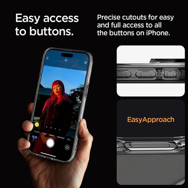 Spigen Mobilskal till iPhone 16 Pro MagSafe Ultra Hybrid - Frost Clear