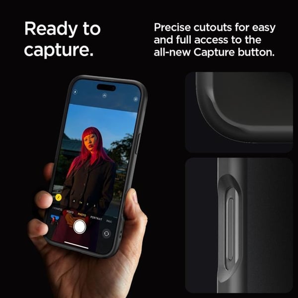 Spigen Mobilskal till iPhone 16 Pro Max Ultra Hybrid - Frost Svart