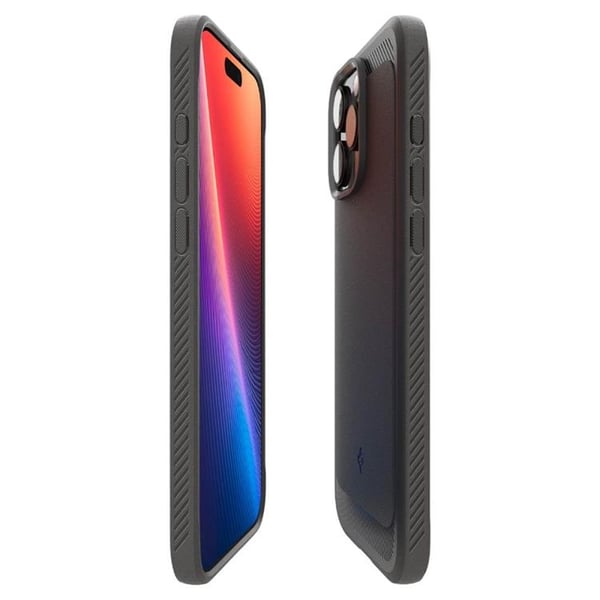 Spigen Mobilskal till iPhone 16 Magsafe Rugged Armor - Svart