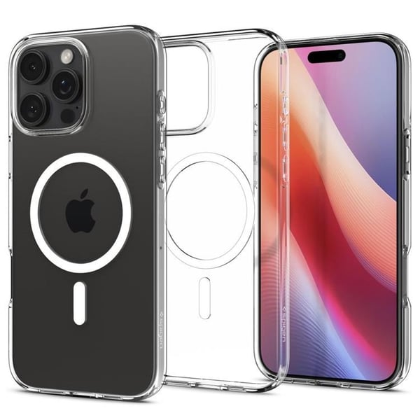 Spigen-puhelinkotelo iPhone 16 Pro Magsafe Liquid Crystal - Kirkas