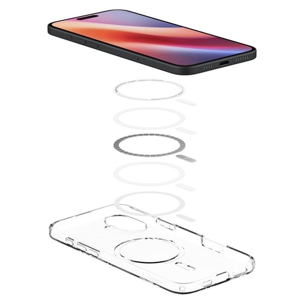Spigen Mobilskal till iPhone 16 Magsafe Liquid Crystal - Clear