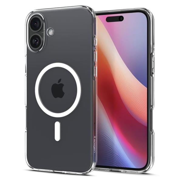 Spigen Mobilskal till iPhone 16 Magsafe Liquid Crystal - Clear