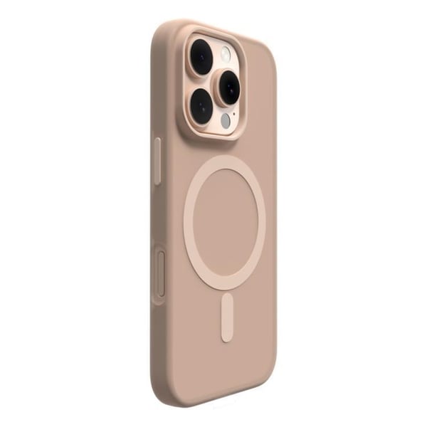 Puro Mobilskal till iPhone 16 Pro Magsafe Daylight Silikon - Beige