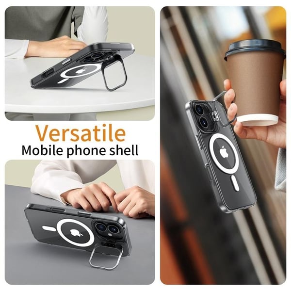 Tech-Protect Mobilskal till iPhone 16 Magsafe Magstand - Clear