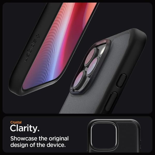 Spigen Mobilskal till iPhone 16 Pro Ultra Hybrid - Frost Svart