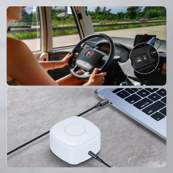 Choetech USB-C till Aux Kabel 1m 3.5 mm mini jack - Svart