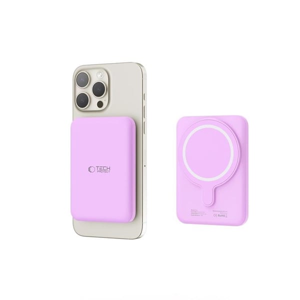 Tech-Protect Power Bank 5000mah Magsafe PB10 Lifemag - Lilac