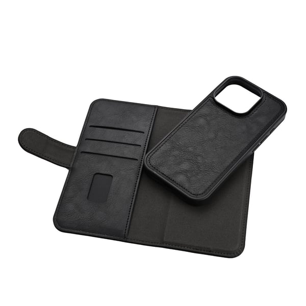 GEAR iPhone 16 Pro Plånboksfodral MagSafe 2-i-1 - Svart