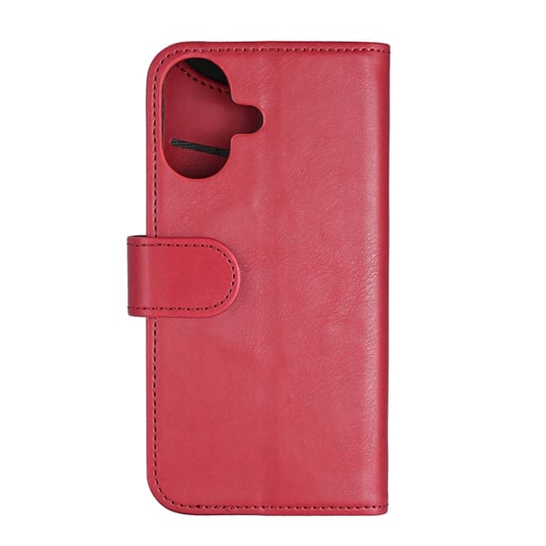 GEAR iPhone 16 Plus Plånboksfodral MagSafe - Mörkröd