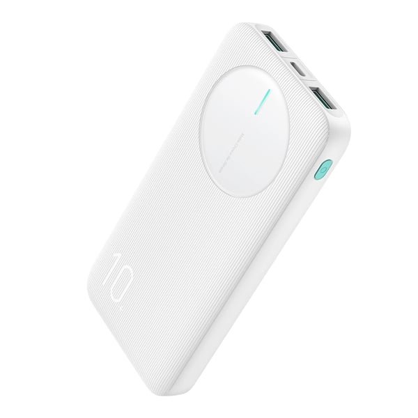 Joyroom Powerbank 10000mAh 2xUSB-A 1xUSB-C 2.4A - Hvid