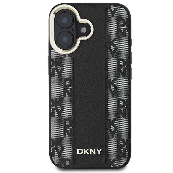 DKNY Mobilskal till iPhone 16 Plus MagSafe Checkered Pattern - Svart