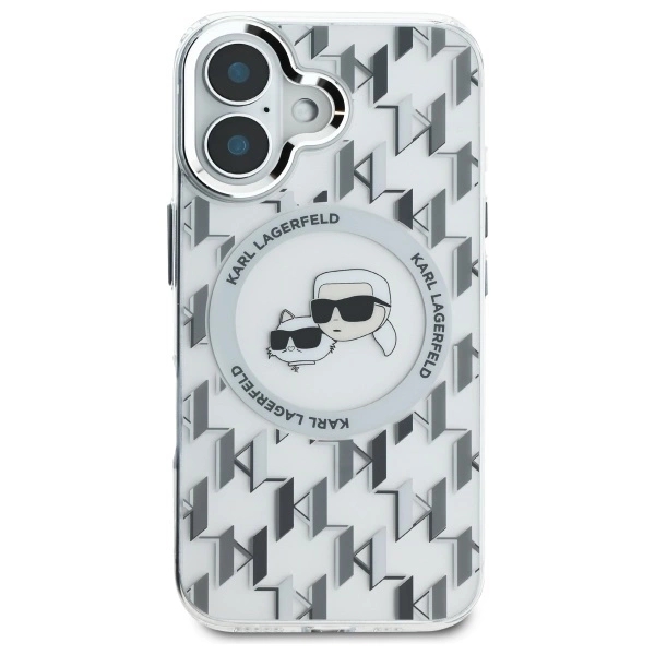 Karl Lagerfeld Mobilskal till iPhone 16 MagSafe IML Karl&Choupette