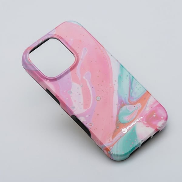 Forcell Mobilskal till iPhone 16 Plus MagSafe Mirage - Rosa Marble