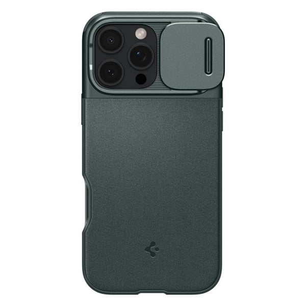 Spigen Mobilskal till iPhone 16 Pro MagSafe Optik Armor - Grön
