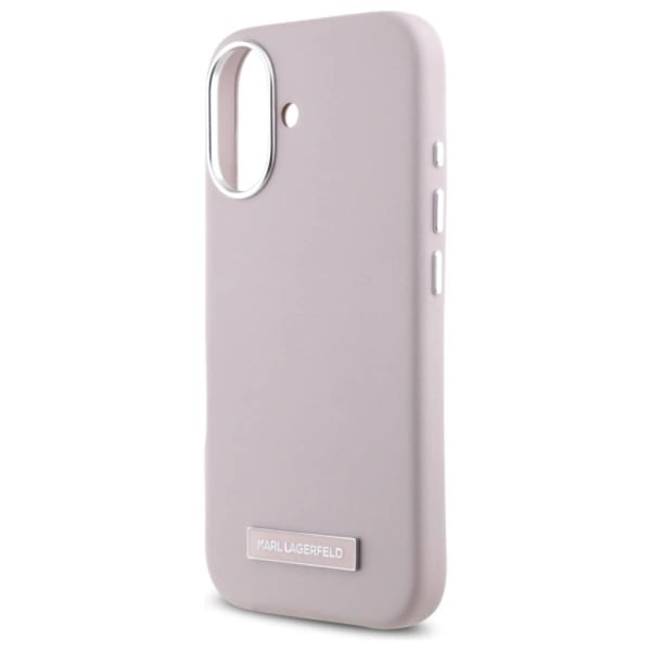 Karl Lagerfeld Mobilskal till iPhone 16 MagSafe FW Metal Plate
