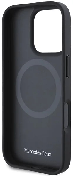 Mercedes Mobilskal till iPhone 16 Pro Max MagSafe Textured Plain Läder
