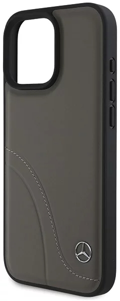 Mercedes Mobilskal till iPhone 16 Pro Max MB Curved Stitches - Brun