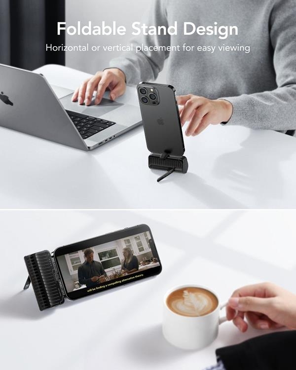 VEGER Powerbank 5000 mAh 20W med Lightning Plug PD QC 3.0