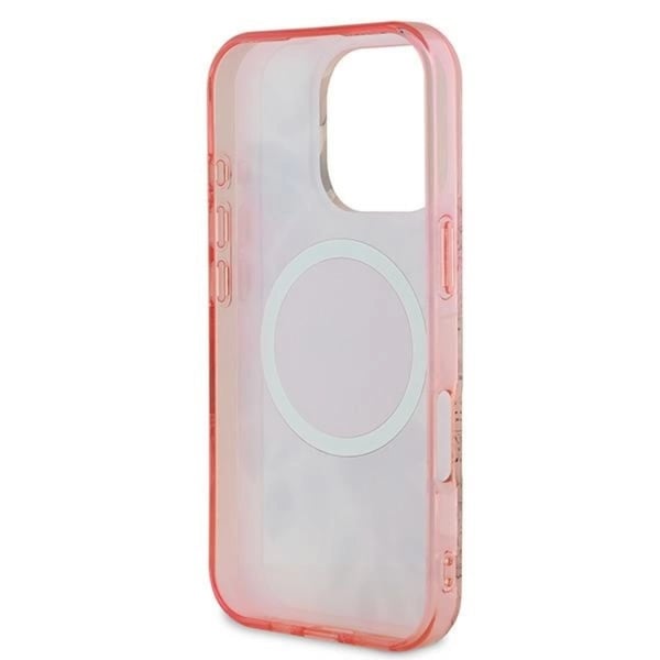 Guess Mobilskal till iPhone 16 Pro Max MagSafe IML Flower & Tonal Circle