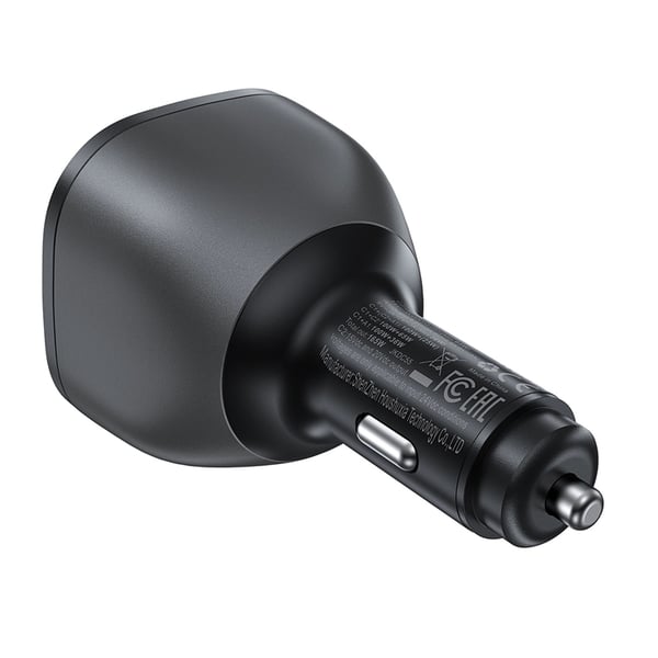 Acefast Billaddare 165W 2x USB-C/1x USB-A - Svart