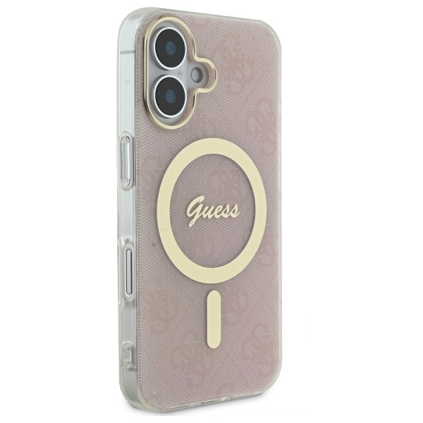 Guess Mobilskal till iPhone 16 MagSafe IML 4G - Rosa