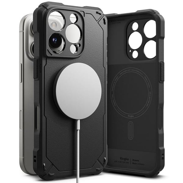 Ringke Mobilskal till iPhone 16 Pro Max Magsafe Rugged Gear - Svart