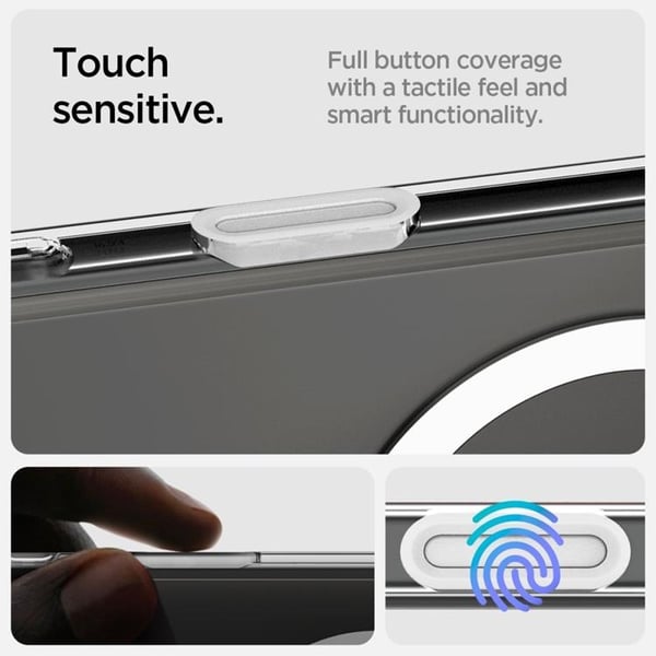 Spigen Mobilskal till iPhone 16 Pro Max MagSafe Ultra Hybrid "T" - Vit
