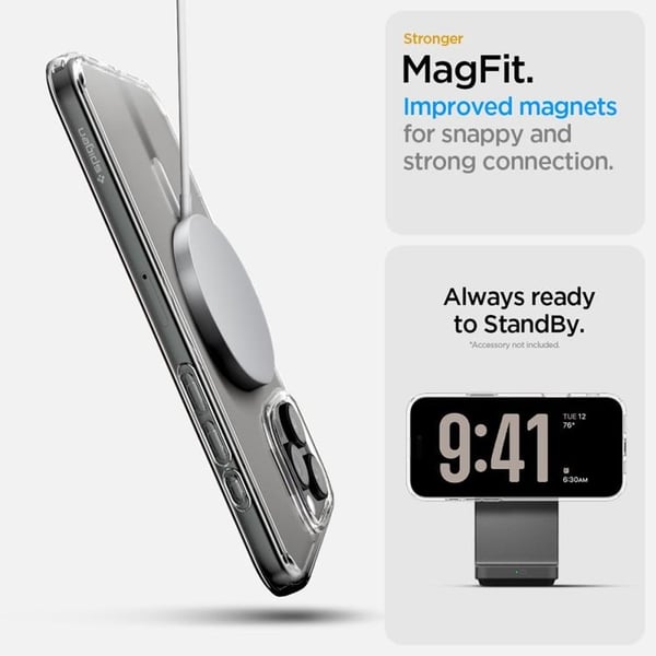 Spigen Mobilskal till iPhone 16 Pro MagSafe Ultra Hybrid "T" - Vit