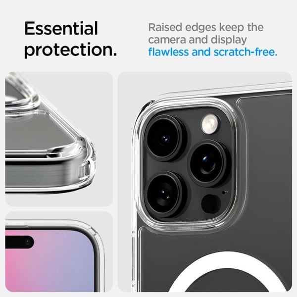 Spigen Mobilskal till iPhone 16 Pro MagSafe Ultra Hybrid "T" - Vit