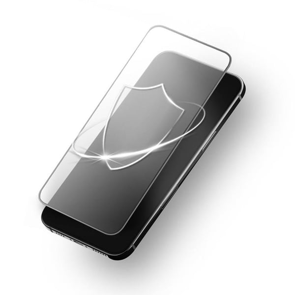 Forcell iPhone 15 Pro Max Härdat Glas Skärmskydd Ultra Clear - Svart