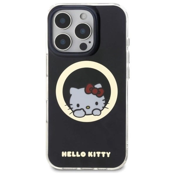 Hello Kitty Mobilskal till iPhone 16 Pro MagSafe IML Sweet Kitty - Svart