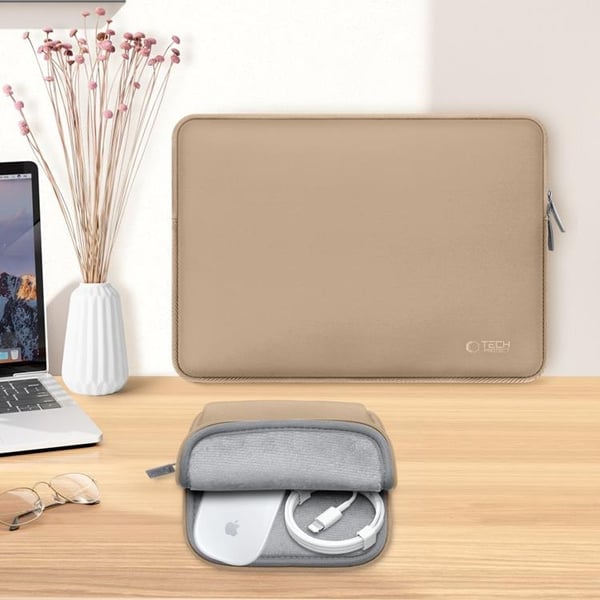 Tech-Protect Datorfodral Till (13-14") Neoslim - Caffe Latte