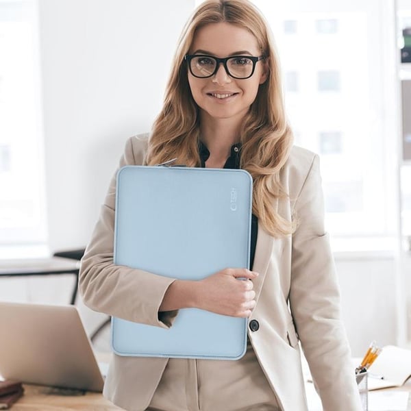 Tech-Protect Laptop Taske Til (15-16") Neoslim - Vinterblå