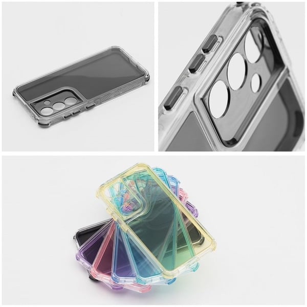 Mobilskal till Galaxy S24 FE Matrix Clear - Svart