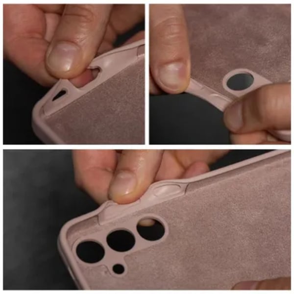 Mobilskal till Galaxy S24 FE Silikon 2mm - Rosa