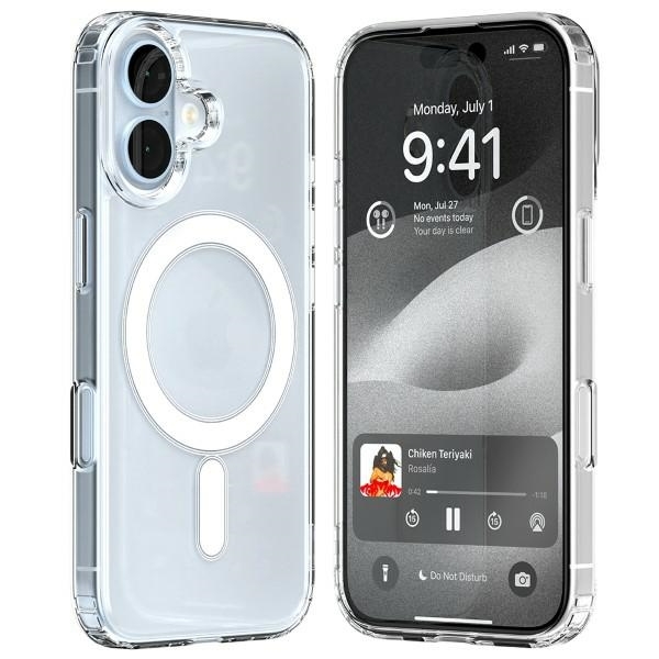 Mercury Mobilcover til iPhone 16 MagSafe Jelhard - Transparent