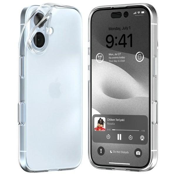 Mercury Telefontaske til iPhone 16 Plus Jelly - Klar
